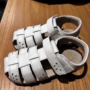 White see Kai run sandals